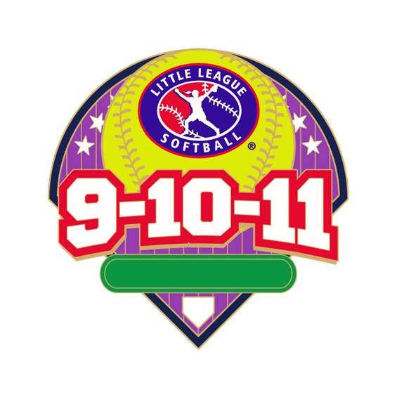 9-10-11 Year Old Softball Pin Series