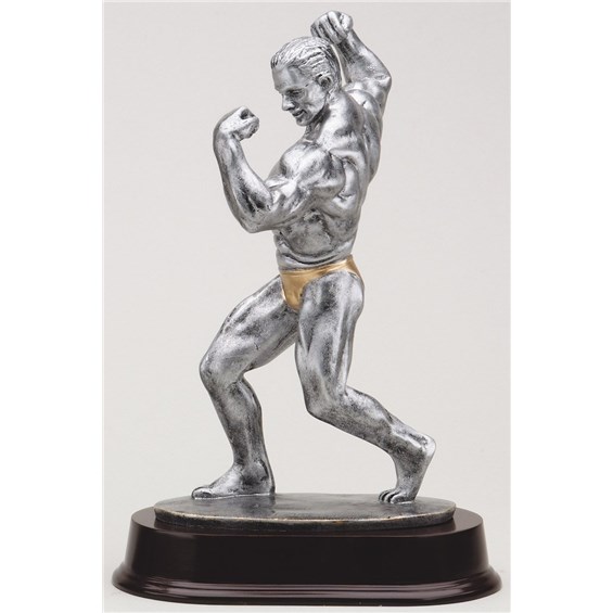 antique-action-resin-series-weightlifting-show