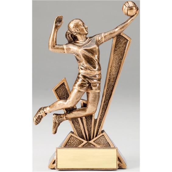 bronze-checkmate-resin-series-volleyball-female