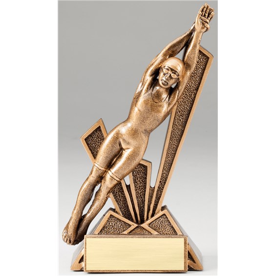 bronze-checkmate-resin-series-swimming-female