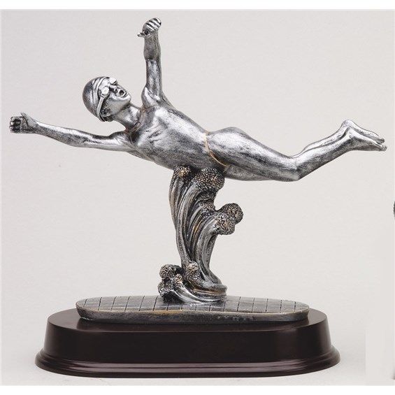 antique-action-resin-series-swimming-female