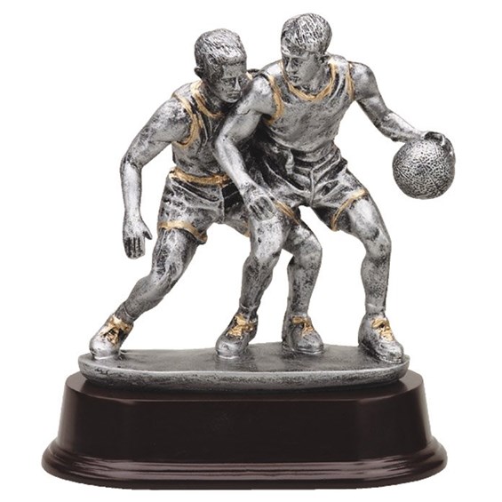 antique-action-resin-series-basketball-defense
