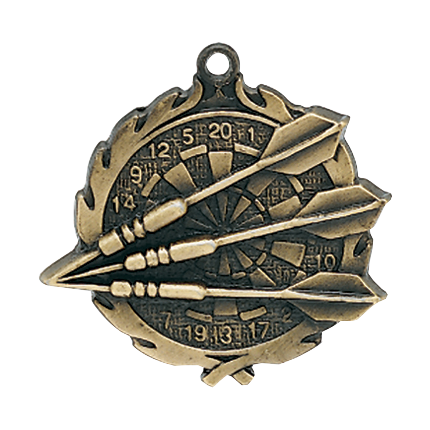 wreath-series-darts-medal