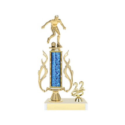 Free Lettering Personalized Desktop Series Action Female Soccer Trophy 