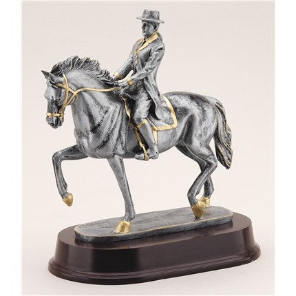 antique-action-resin-series-horse-english-riding