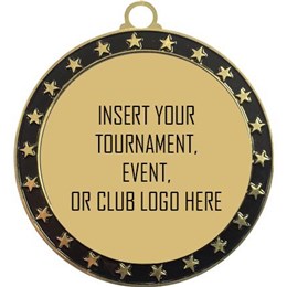 Custom Soccer Medal with Club, Tournament, or Team Logo