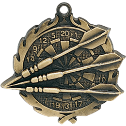wreath-series-darts-medal
