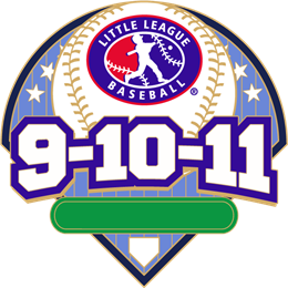 9-10-11 Year Old Baseball Pin Series