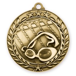 wreath-series-swimming-medal