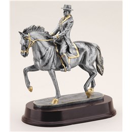 antique-action-resin-series-horse-english-riding