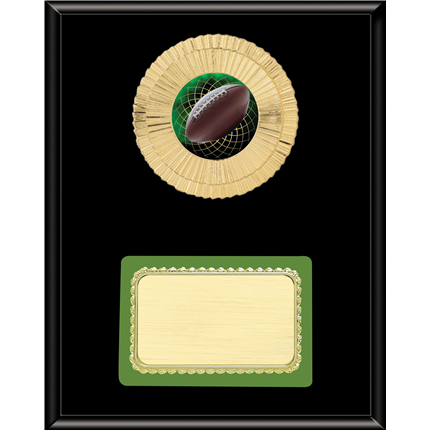 Mylar Plaque Mount Series - Football