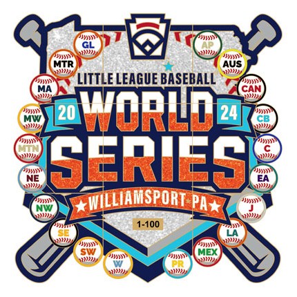 2024 9 PIECE WORLD SERIES PIN SET