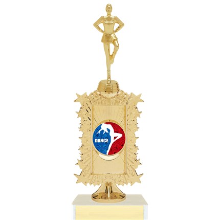 Dance Trophy with Custom Logo