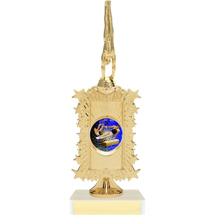 Gymnastics Trophy with Custom Logo