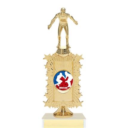 Wrestling Trophy - Riser Series