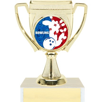 Victory Cup Insert Trophy Series - Bowling