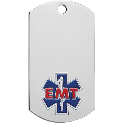 Chrome Dog Tag Series - Emt