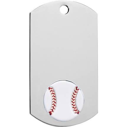Chrome Dog Tag Series - Baseball
