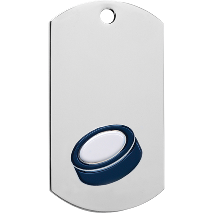 Chrome Dog Tag Series - Hockey
