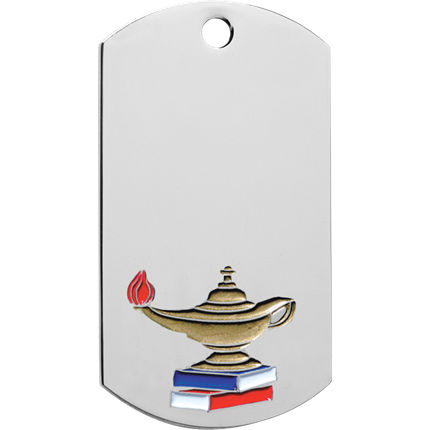 Chrome Dog Tag Series - Knowledge