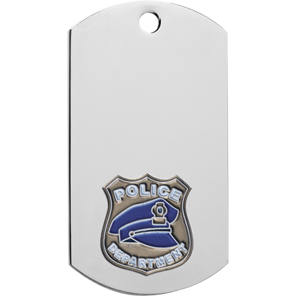 Chrome Dog Tag Series - Police