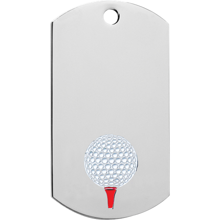 Chrome Dog Tag Series - Golf