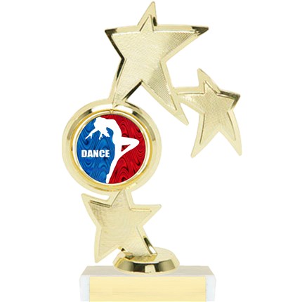 Dance Trophy with Logo - Figure Series