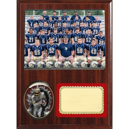 Football Plaque with Photo