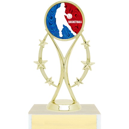Figure Trophy Series - Basketball w/ Mylar Insert