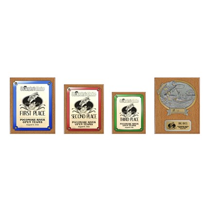 US Angler's Choice Plaque Series - Package 1 - Oak