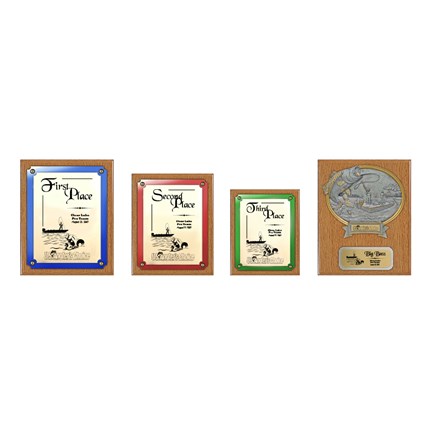 US Angler's Choice Plaque Series - Package 2 - Oak