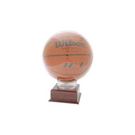 PRE-ASSEMBLED ALL STAR BASKETBALL HOLDERS - DISPLAY CASE