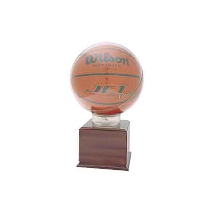 PRE-ASSEMBLED ALL STAR BASKETBALL HOLDERS - DISPLAY CASE