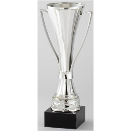 Contemporary Plastic Tall Cup Design Silver - 12