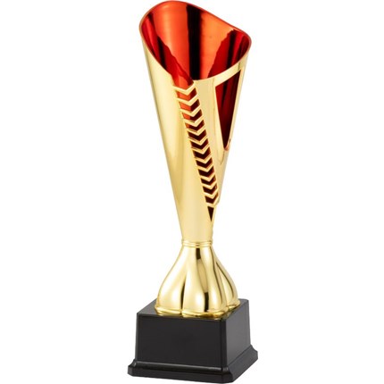 Red and Gold Plastic Cups Series