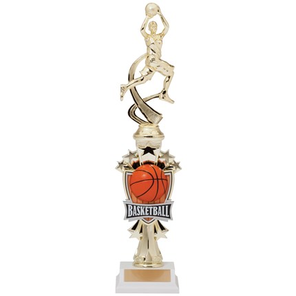 Basketball Trophy - Female Riser Series
