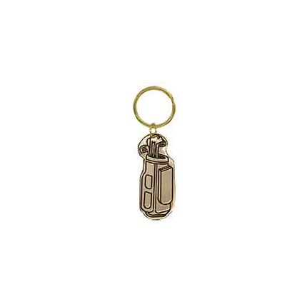 BRASS KEYCHAIN - GOLF