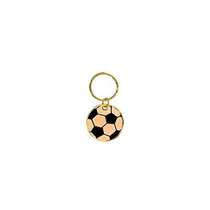 BRASS KEYCHAIN - SOCCER