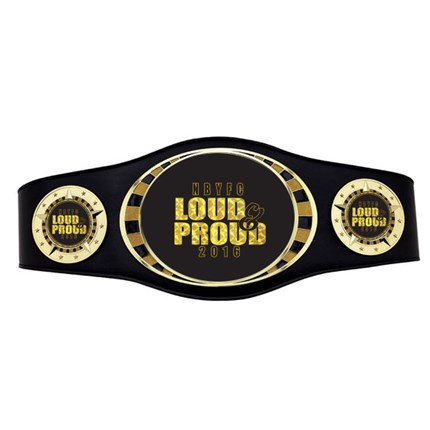 Championship Belt Series - Custom Art (Black)