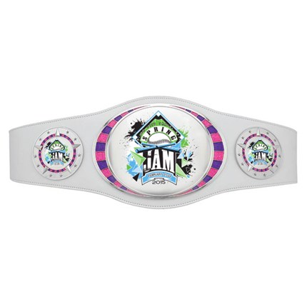 Championship Belt Series - Custom Art (White)