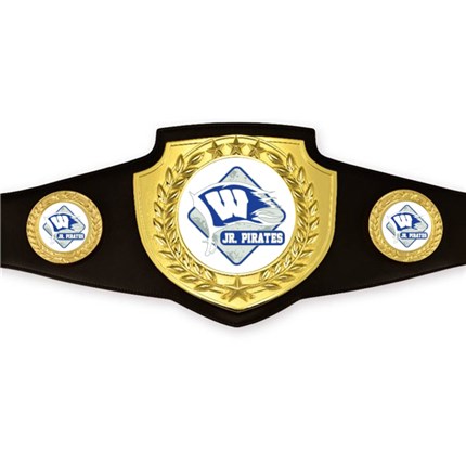 Championship Belt Series - Custom Art (Bright Gold)