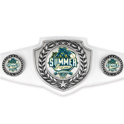 Championship Belt Series -  Custom Art (Antique Silver)