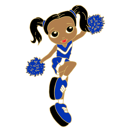 Cheerleader Jump Pin Series