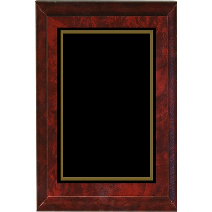 CLOSEOUT LASER PLAQUE - RED MARBLE
