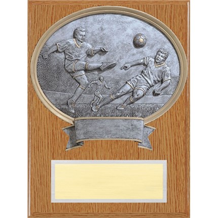Closeout Soccer Resin Plaque