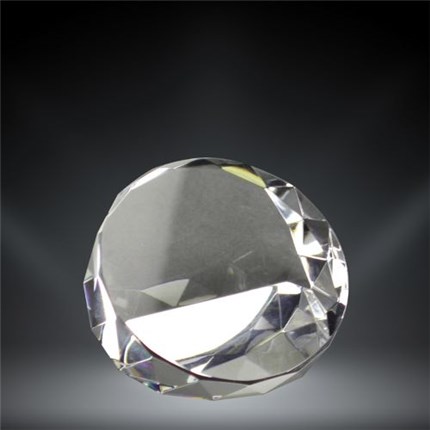 Personalized Crystal Paperweight