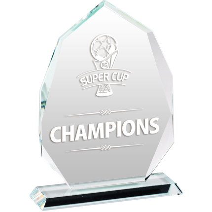 Premium Glass Bevel Crystal Award