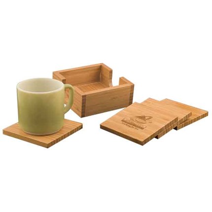 BAMBOO COASTER SETS