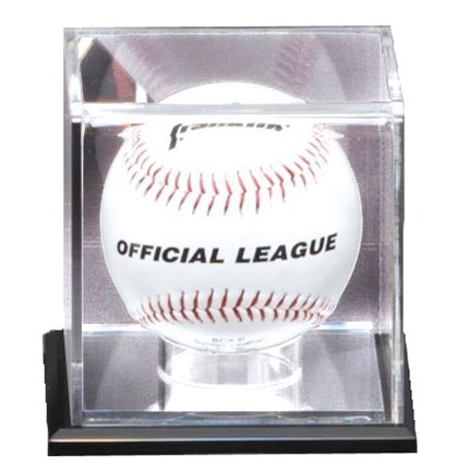 MIRRORED DISPLAY CASE - BASEBALL