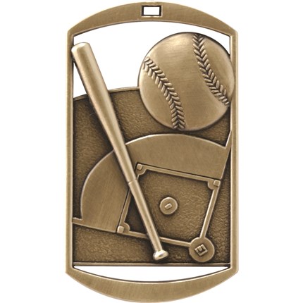 3D Dog Tags Series - Baseball